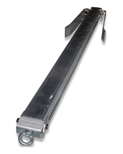 Einstreuschieber einflügelig kplt 700mm BD m/Spannfeder